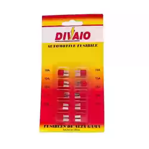Fusible minificha tipo ford modelos nuevos en blister (10 unidades) x amper - fusible minificha tipo ford modelo nuevos en blister (100 unidades) x amper - 10 amp  