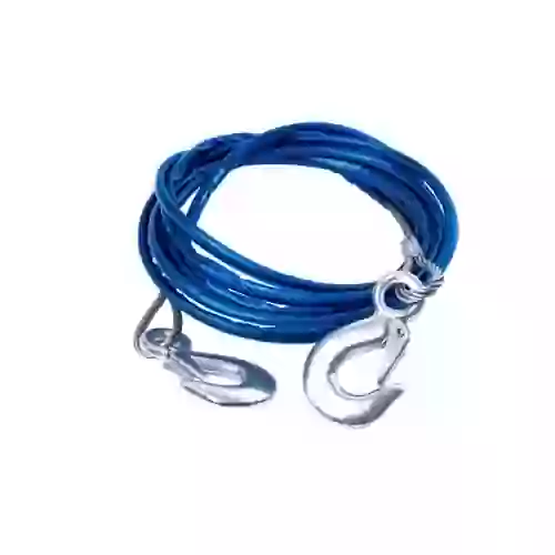Linga de remolque - linga de acero metalica 6mm x 4 metros hasta 1500kgs azul universal cantidad por caja 20