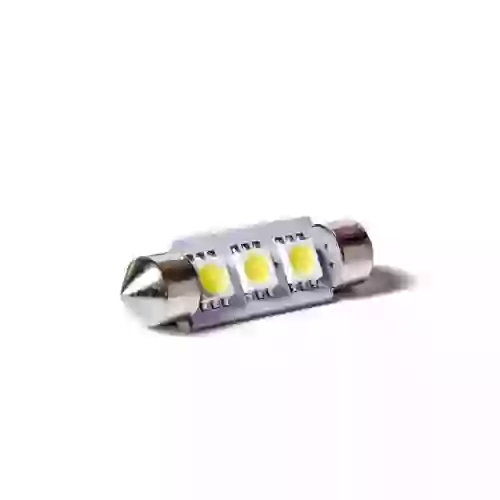 Leds smd -  tubular - festoon 3 led 5050 smd 39mm - blanco 12v  