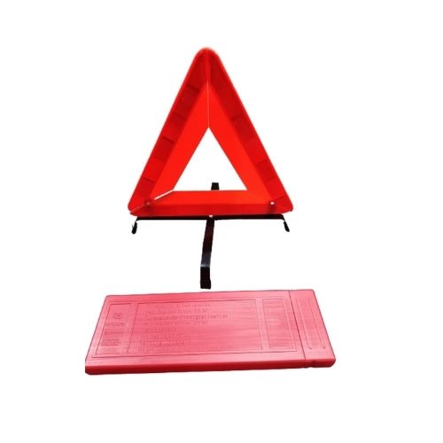 Baliza - homolagada con chas caja plastica con reflector de plastico y soporte de hierro alto 45 cm ancho 70 cm peso 5200 gramos  