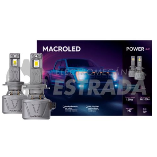 LÃ¡mparas principales - h7 - 120w - 16.100lm - 6500k- 9/32v   