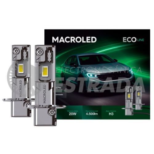 LÃ¡mparas principales - h3 - 20w - 4.500lm - 6000k- 11/18v   