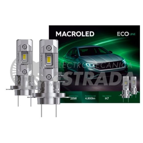 LÃ¡mparas principales - h7 - 20w - 4.900lm - 6000k- 11/18v   