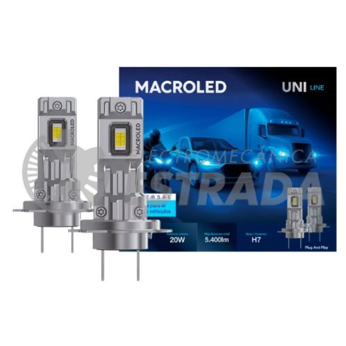 LÃ¡mparas principales - h7 - 20w - 5.400lm - 6.000k- 9/32v   