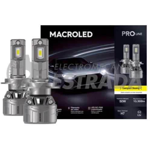 LÃ¡mparas principales - h7 - 50w - 10.300lm - 6500k- 9/32v   