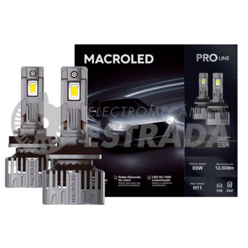 LÃ¡mparas principales - h11 - 65w - 12.000lm - 6500k- 9/32v   