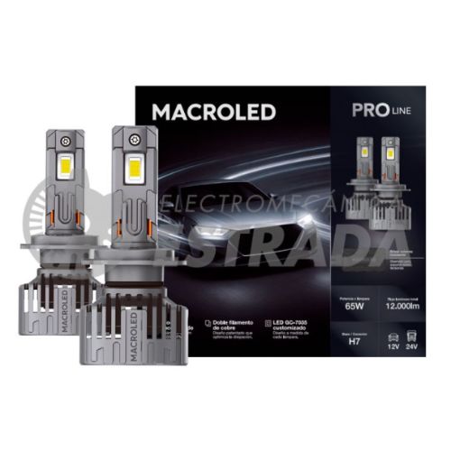 LÃ¡mparas principales - h7 - 65w - 12.000lm - 6500k- 9/32v   