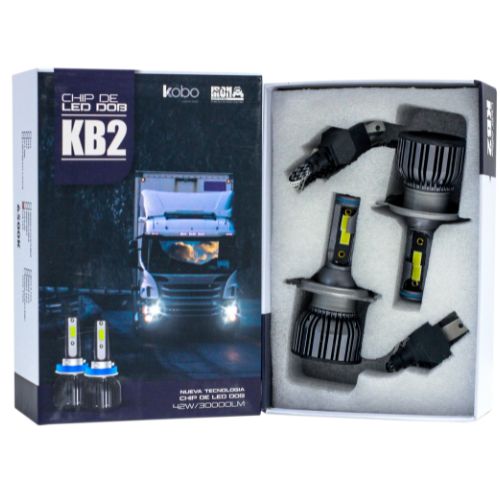 Kit de led dob gtx 24v h11 30000lm 42 watts chip dob cooler gtx ultima generacion origen aleman uso especial 24v  