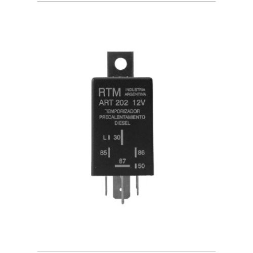 Precalentador diesel - 12v - 6term c/sop  