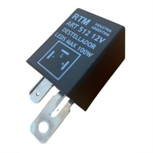 Destellador led - 12v - 3term c/sop moto  